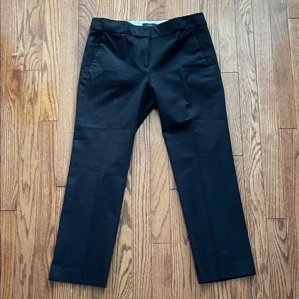 J. Crew Campbell Black Cropped Pants Women’s Sz 4